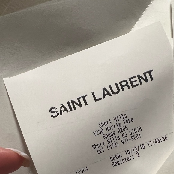 YSL ENVELOPE LARGE BAG IN MIX MATELASSÉ GRAIN DE POUDRE EMBOSSED LEATHER - Picture 9 of 9